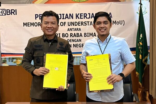 PENANDATANGANAN PERJANJIAN KERJASAMA MOU (MEMORANDUM OF UNDERSTANDING) KEJAKSAAN NEGERI BIMA DENGAN PT. BANK RAKYAT INDONESIA (PERSERO) RABA BIMA